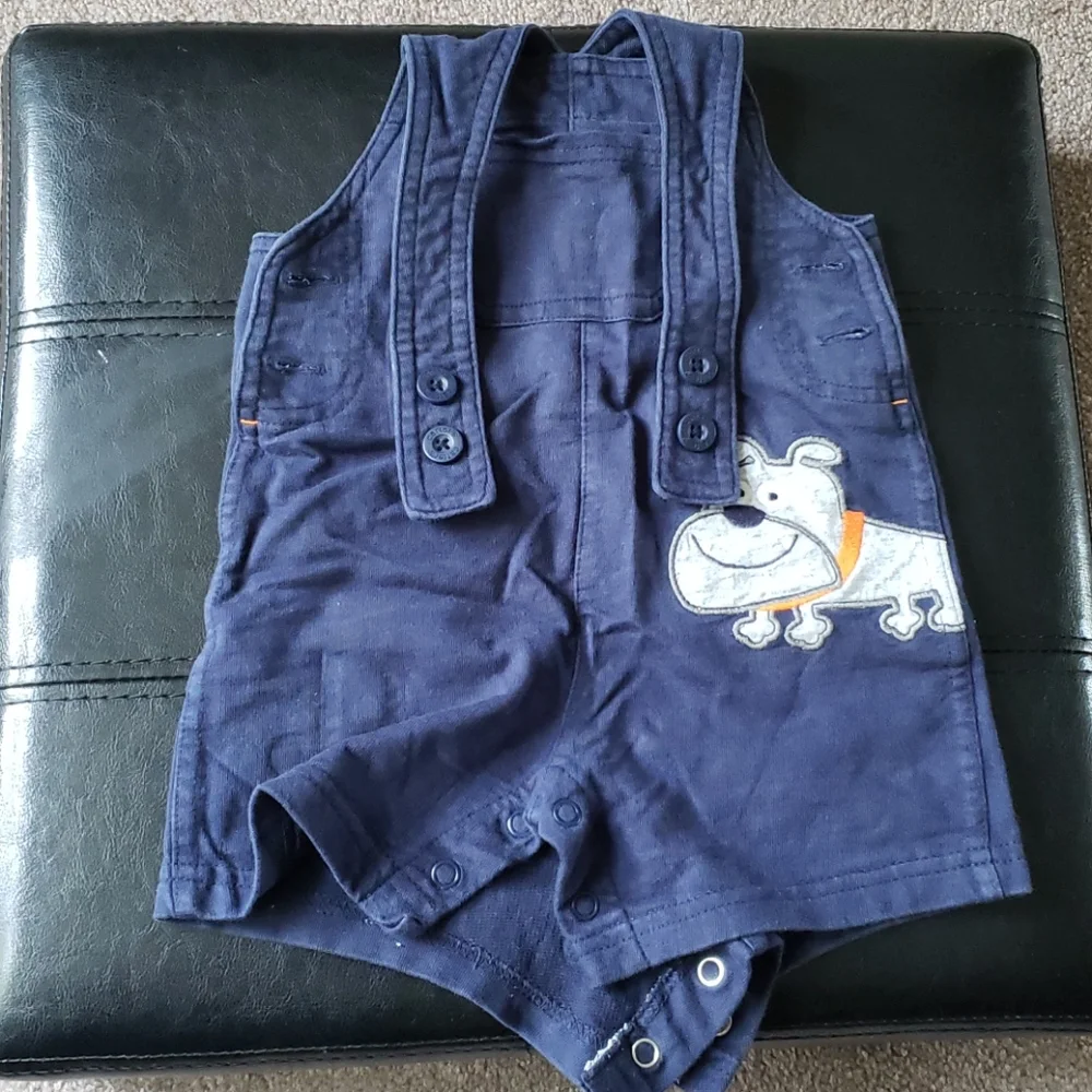 Carter's Navy Blue Dog Print Kids Matching Set 9 months